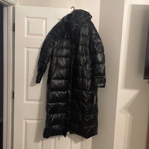 Karl Lagerfeld Paris Long Puffer Coat